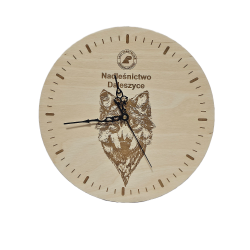 Zegar ścienny 280 mm z grawerem